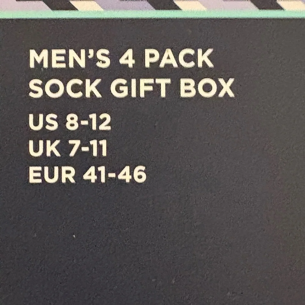 Dog & Rose Sock Company Mens 4 Pack Dapper Dog Novelty Crew Socks Gift‎ Set NEW